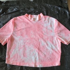 Sheer tye dye tie dye Medium shirt top